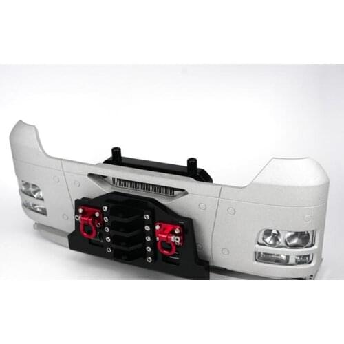 Bumper and Hook for 1/14 SCALE Tamiya tractor truck 56327 56323 SCA R470 R620 MAN BENZ (NEED HOLE BY YOURSELF)