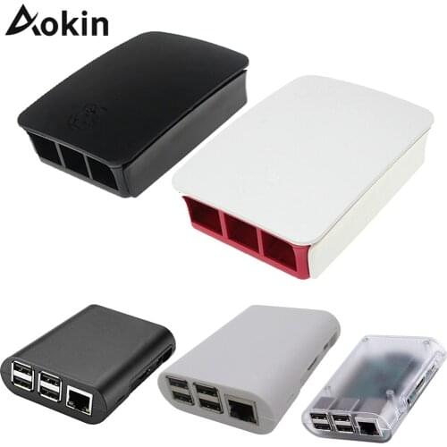 For Raspberry PI 3 model B Case Cover Transparent Shell Enclosure ABS Plastic Box Case for Raspberry PI 3 Model B and Model B