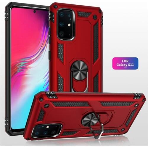 Magnetic Car Ring Stand Phone Case For Samsung S20 S10 Plus Case Shockproof Cover For Samsung Galaxy Note 10 Pro S20u S10e Funda