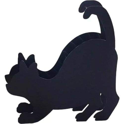 AT69 -Mosquito Coils Holder Cat Design Iron Mosquito-Repellent Incense Rack Craft Ornament for Home