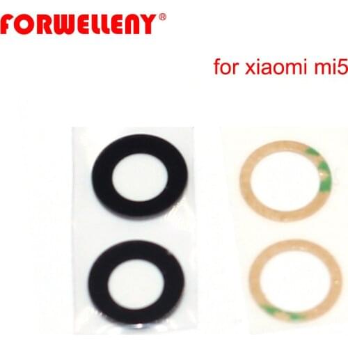 For Xiaomi xiomi Mi 5 mi5 Rear Back Camera Glass Lens Cover Replacement Parts with Adhesive
