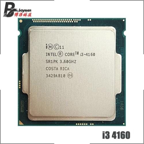 Intel Core i3-4160 i3 4160 3.6 GHz Dual-Core CPU Processor 3M 54W LGA 1150