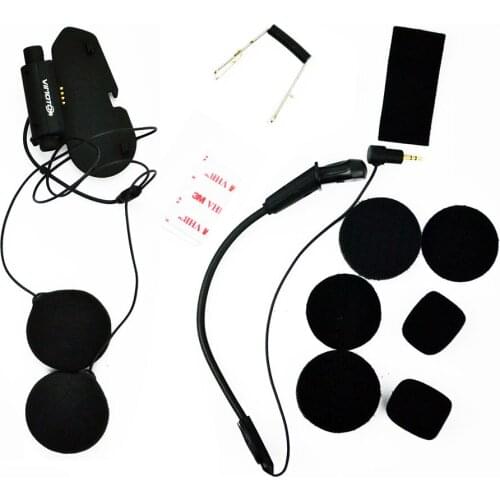 Vimoto Brand Original Earpiece Base Microphone Kit Accessories for Vimoto V3/V6 Helmets Bluetooth Headset