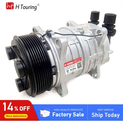 AC A/C Compressor PV8 12V Zexel TM16 HD Compressor for Universal freezer truck Carrier Thermo King Hubbard 10356120 8800022