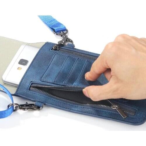 Lady Shoulder Belt Mobile Phone Leather Case Zipper Card Wallet For ZOPO Lion Heart,Color S5.5,Flash G5 Plus,Flash E,Speed 8