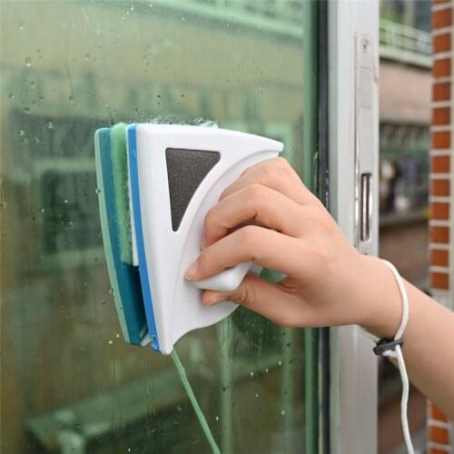 Magnetic Double Side Glass Cleaning Brush Window Cleaner Magnets Household Wiper Cleaning Tools For Washing Window 20-30mm