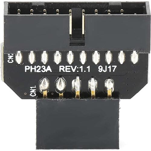 PH23A Motherboard USB 2.0 9-Pin to USB 3.0 19P Plug-in Connector Adapter