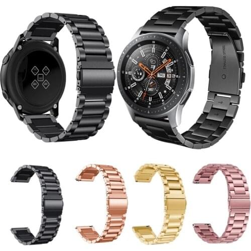 Metal watchband stainless steel or Samsung Galaxy Watch with 46mm 42m Active 2 watchband Huawei watch band 20-22mm