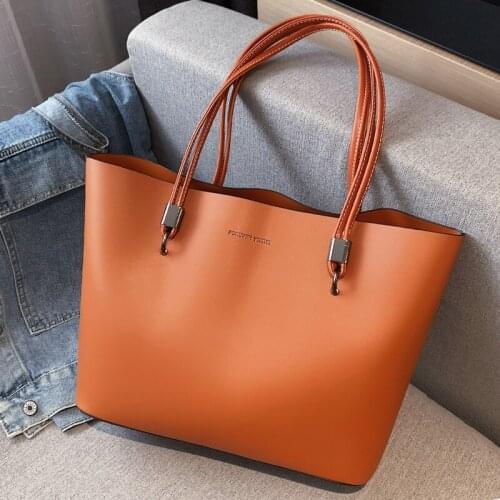 Fashion Leather Tote Bag Large Shoulder Bag Womens Bags Quality Luxury Handbags Women Bags Designer Bags for Women 2020 Trend