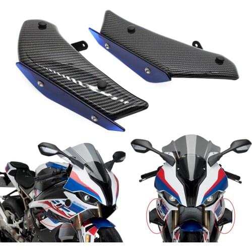 For BMW S1000rr Motorcycle Fairing Front Aerodynamic Winglets Carbon Fiber Windshield Fairing Wing For BMW S1000RR 2019 2020