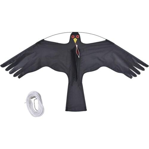 Bird Repeller Garden Bird Scare Kite Flying Lifelike Reflective Eye Eagle Kite Bird Scarer Repeller For Garden Farm Yard Lawn