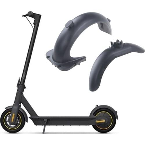 Front and Rear Mudguard Kit Tire Fender Bracket Splash Prevention for Ninebot G30 Max Electric Scooter Repair Replacements