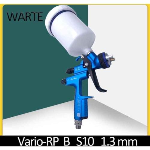 WARTE S10 1.3mm car paint spray gun sheet metal Aluminum alloy forged frosted anodized blue gun body sturdy and durable