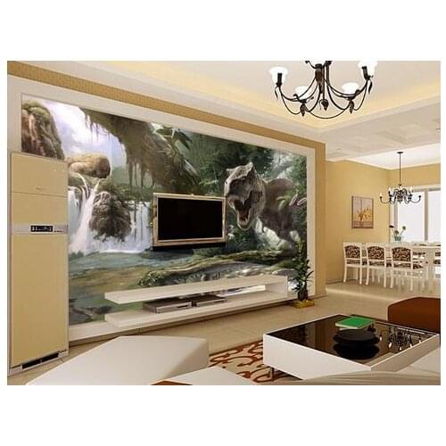 Custom photo wallpaper 3d murals wallpapers The dinosaurs 3 d indoor decorative wallpaper background wall papers