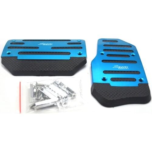 2pcs Nonslip Car Auto Vehicle Accelerator Brake Foot Pedal Cover Set Manual Treadle for Toyota Honda BMW Audi Hyundai VW Kia