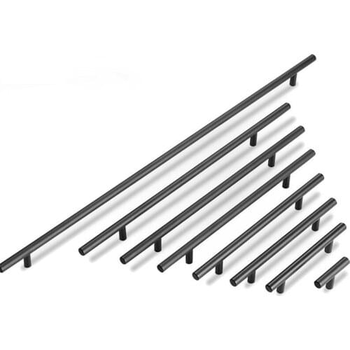 Stainless Steel Straight Cupboard Handles Knobs Brushed Black Gold Kitchen Door Handles Cabinet Pull Furniture Handle Muebles