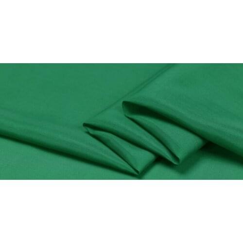 Howmay silk fabric cotton blend 9m/m 55" 140cm 50% silk 50% cotton green 64# for lining or womens dress scarf hijab