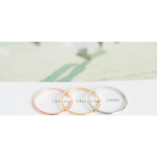 Jisensp Thin Slim Rose Gold Stacking Knuckle Ring Set Small Finger MIDI Finger Ring Simple Design Jewelry Ring for Women Gifts