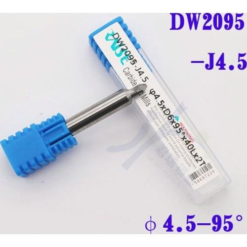 Double Blade 95 Degree Raise Carbide End Milling Cutters Key Cutting Copy Duplicating Machine Drill Bit Parts Locksmith Tools