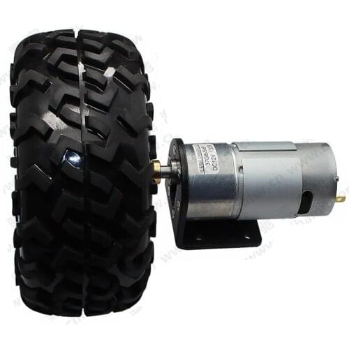 Intelligent car set JGB37-550 gear motor diameter 37MM steel gear wheels