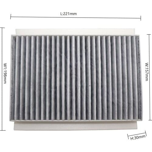 Car Cabin Air Filter For Jeep Guide MP/552 1.3T(220T) 1.4T(200T) 2.0L(200TS) 2.4L(200TS) 2016 2017 2018 2019 2020- 77367847
