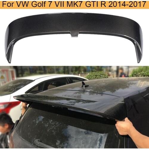 Carbon Fiber Rear Spoiler For Volkswagen VW Golf 7 VII MK7 GTI R 2014-2017 Roof Spoiler Wing Non for Golf 7 Standard & R Line