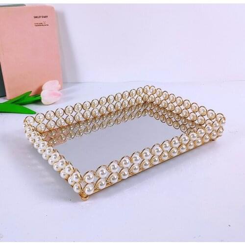 GOLD Nordic Cake Stand Fruit Cake Rack Wedding Dessert Table Decorative Ornaments Cosmetics And Jewelry Receipt Tray