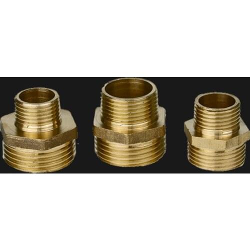 1PC copper variable diameter to wire 1/2" DN15 outer wire to 3/4" DN20 outer wire 1/2" DN15 to 1", 3/4" DN20 to 1"