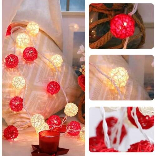 Behogar 3M 20 LED battery powered lamp string for decoration of Spring Festival family party celebration
