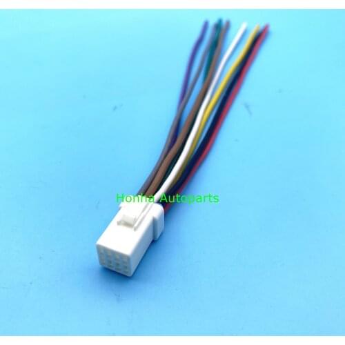 Free Shipping 10/20/50pcs JST JWPF type Automotive Waterproof Cable Connector 8 pin Female Butt Plug JST-08R-JWPF-VSLE