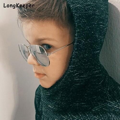 Brand Design Boys Sunglasses Kids Pilot Style Children Sun Glasses Girls uv Protection Glasses Colorful Mirrored Oculos de sol