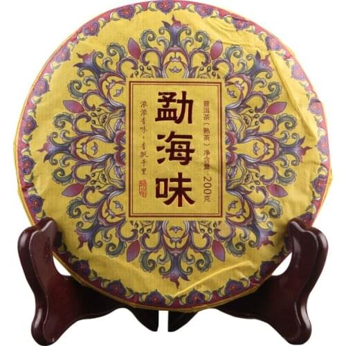 2018 Old Mellow Ripe Puer Chinese Tea Menghai Flavor Shu Puer Chinese Tea Collection 200g/pc