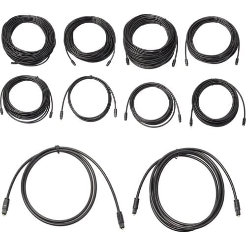 Digital Fiber Optical Optic o SPDIF MD DVD TosLink Cable Lead Cord length:2M