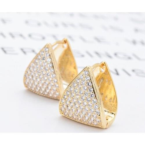 Deluxe high-end Cubic Zirconia Earrings for bridal jewelry gifts at womens/girls'wedding parties ER-313