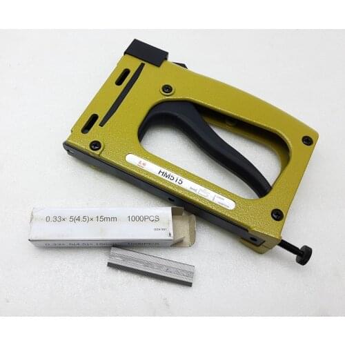 Frame Manual nail gun with 1000pcs Nail Frame backplane fixed hand tacker Photo frame tool finishing nailer HM515