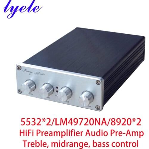 Breeze Audio F1-MK2 2.0 Amplifier Improved Version NE5532 *2 / OPA2604 LME49720 / TDA8920 *2 Tone Preamplifier