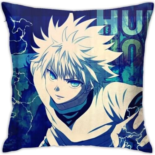 Anime Pillow Home Cushion covers Cotton White pillow cover Sofa bed Nordic decorative Hunter X Hunter cosplay pillow case 45x45