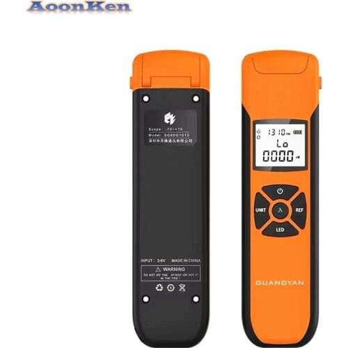 G10 Optical Power Meter New High Precision Rechargeable Battery Fiber Optic Power Meter With Flash Light OPM Free Shipping