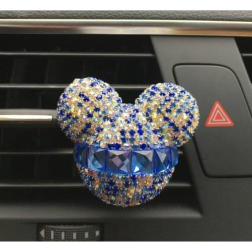 MR TEA Luxury Animal Model Diamond Air Freshener Automobile Vent Perfume Clip Auto Interior Decoration Toys Cute Car Accessories