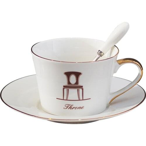 Bone China Coffee Cup Sets Colorful Butterfly Ceramic Tea Cups And Saucers British Office Teacup Porcelain Nice Gift