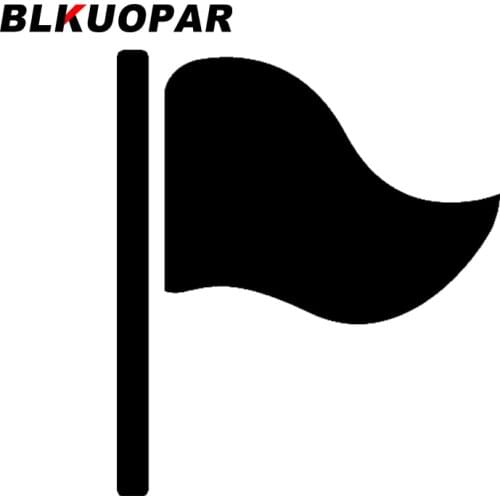 BLKUOPAR for Computer Icons Flag Car Stickers Sunscreen Personality Decals Simple Refrigerator Helmet Decor Car Label
