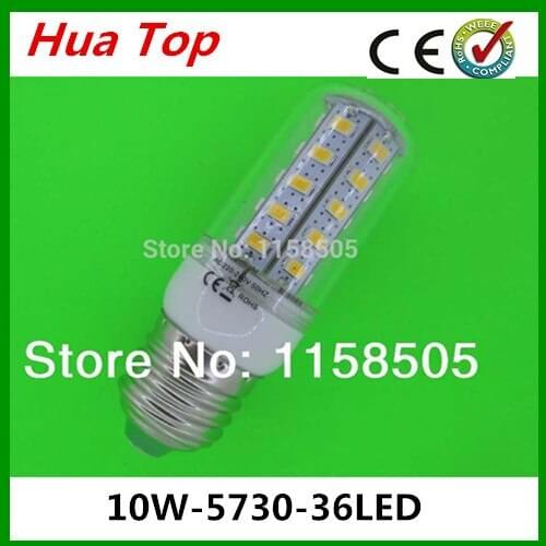NEW Lampada LED Lamp 5730 36LED Lamp 10W E27 LED Corn Bulb Cold white /Warm White 360 Degree Light Bulb Lamp Energy Saving lamps