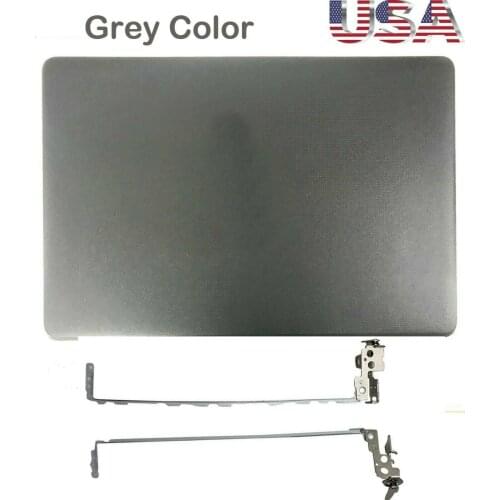 JIANGLUN New For HP 15BS 15-BS 15-BW Smoke Gray Back Cover 924894-001+Hinge 925297-001+ Bezel
