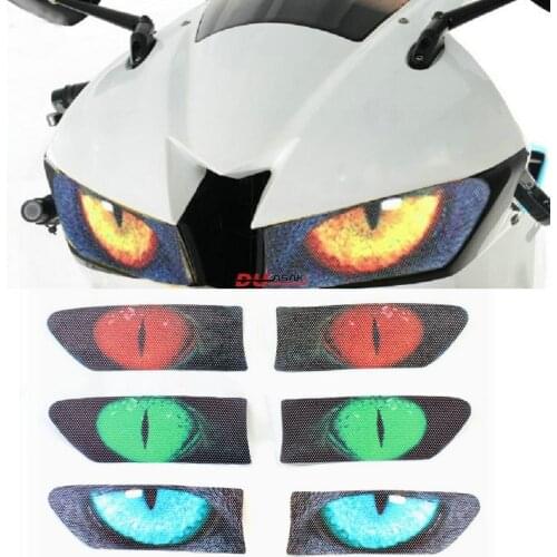 For HONDA CBR600RR CBR 600RR CBR600 RR 2013 2014 2015 2016 2017 2018 Motorcycle 3D Front Fairing Headlight Sticker Guard Sticker