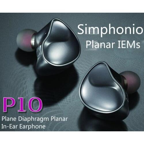 Simphonio P10 Plane Diaphragm Planar Magnetic Hifi Music Monitor DJ Studio Audiophile Musician IEMs Headphones Earphones
