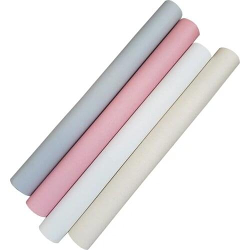 Waterproof Self Adhesive Decorative Film PVC Solid Color Wallpaper Art DIY Wall Decal for Kids Bedroom Furniture Living Room