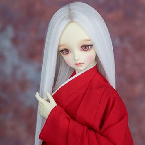 1/3 1/4 1/6 1/8 Bjd SD Doll Wig High Temperature Wire Long Straight For BJD Hair Wig