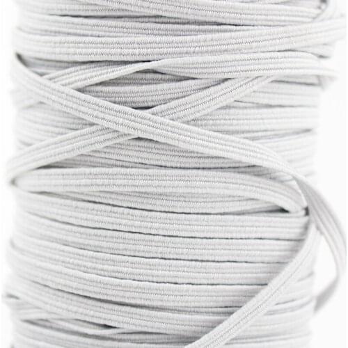 1/8" 3mm sewing elastic band skinny elastic ribbon used for headband Mask accessories hair accessories