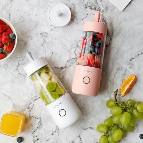 350ml Portable Mini Juicer Electric USB Smoothie Blender Fruit Cup Quick Mixer Maker Juicing Cup Support Dropshipping