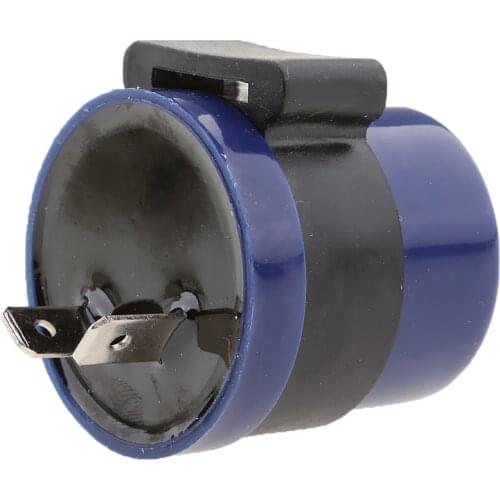 6-12V 2 Pin Motorcycle Beeper Turn Signal Indicator Relay Flasher Blue High quality Universal 2 pins Flasher Relay